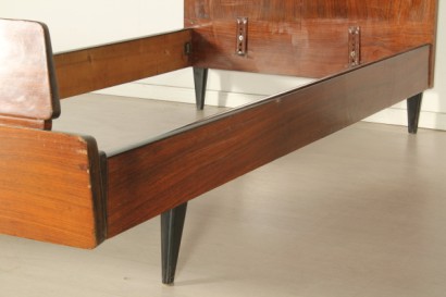 modernism, complete furnishings, full room, closet, furniture, bed, bedside tables, bedroom, room 50/60 years manufacturing