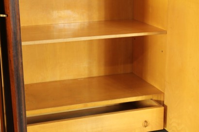 modernism, complete furnishings, full room, closet, furniture, bed, bedside tables, bedroom, room 50/60 years manufacturing