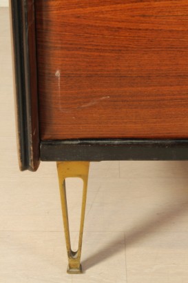 modernism, complete furnishings, full room, closet, furniture, bed, bedside tables, bedroom, room 50/60 years manufacturing