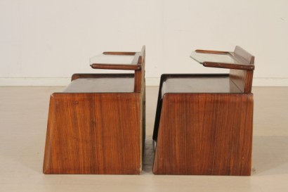 modernism, complete furnishings, full room, closet, furniture, bed, bedside tables, bedroom, room 50/60 years manufacturing