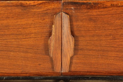 modernism, complete furnishings, full room, closet, furniture, bed, bedside tables, bedroom, room 50/60 years manufacturing