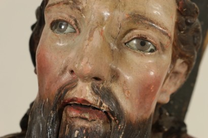 Estatua de madera policromada particular