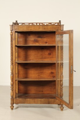 Particolare anta aperta Piccola vetrina Luigi Filippo