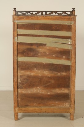 Particolare retro Piccola vetrina Luigi Filippo