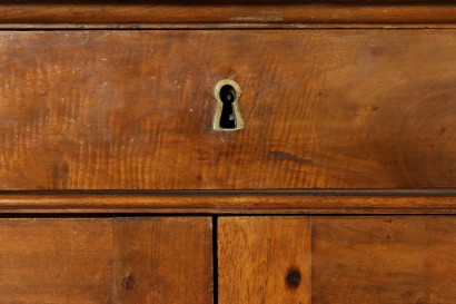 Particolare serratura Libreria quattro ante