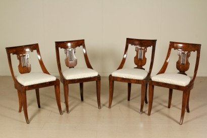 Gruppo 4 sedie a gondola