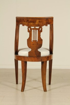 Particolare retro Gruppo 4 sedie a gondola