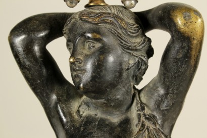 Particolare Coppia candelieri Impero