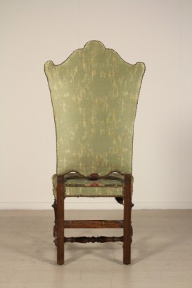 Particolare retro Poltrona a rocchetto