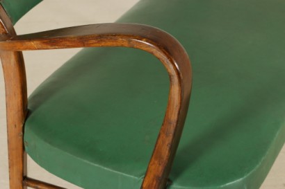 Particolare bracciolo Divano anni 40