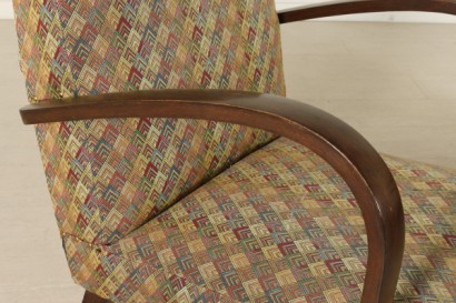 Particolare bracciolo Poltrone anni 30-40
