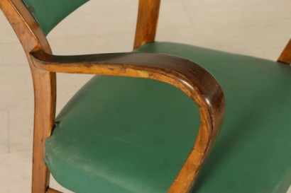 Particolare bracciolo Poltrone anni 40