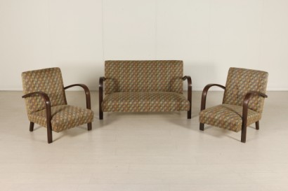 Divano anni 30-40 con poltrone