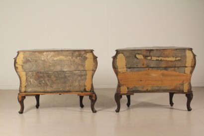 Retro Coppia comò stile barocchetto