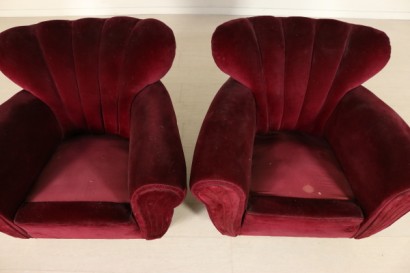 Vue supérieure de 40 ans sans coussins de chaises