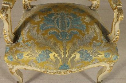 Par de sillones de asiento particular de sillones, puff y silla