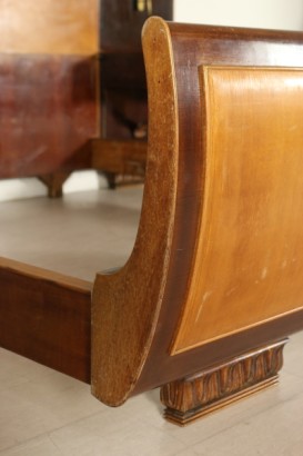 Particolare finale letto Letto anni 20-30