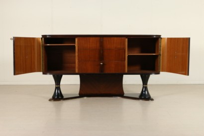 Mobile anni 40-50 con ante aperte