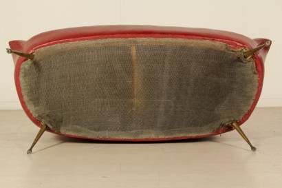 Canapé 50 ans vue de dessous