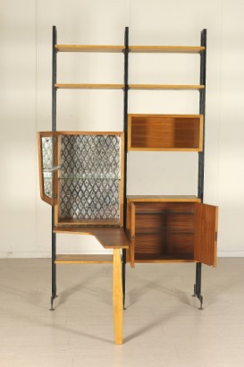 Bibliothèque intérieur de 50-60 ans