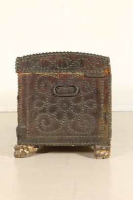 Cuir de tronc couché vue latérale