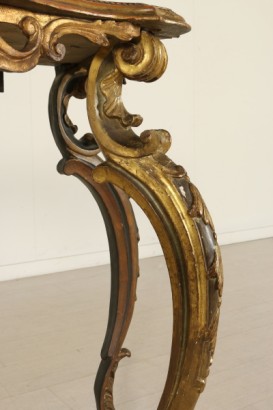 Console Laquée et Dorée