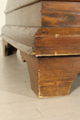 Pied en marbre table basse pin