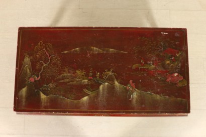 Vue supérieure chinoiserie table à café