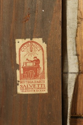 Particulière huile sur toile Beryl Hight Tanha (1890-?), la femme de ménage