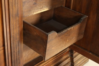 Tiroir de la bibliothèque de style néo-Renaissance