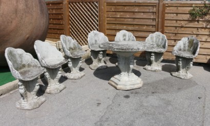 Meubles de jardin béton