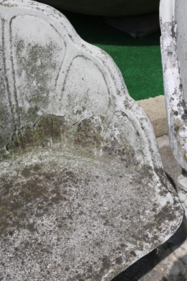 Chaise de jardin particulier ciment