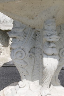 Table de jardin particulier ciment