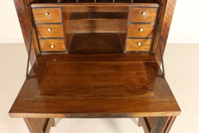 Secretaire Neoclassico con ribalta aperta