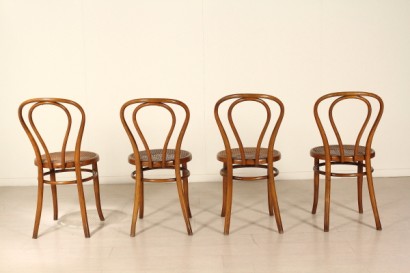 Gruppo 4 sedie retro