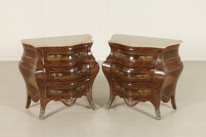 Coppia comodini in stile Barocchetto