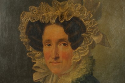 Ritratto di signora particolare volto