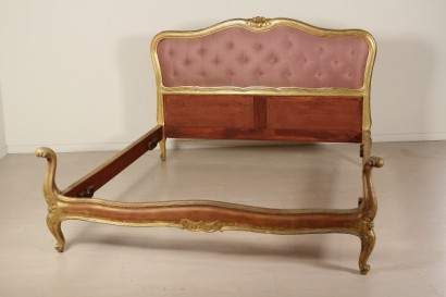 Letto matrimoniale dorato