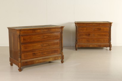 Coppia di comò Carlo X