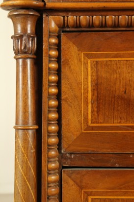 Particular column inlaid Dresser Charles X