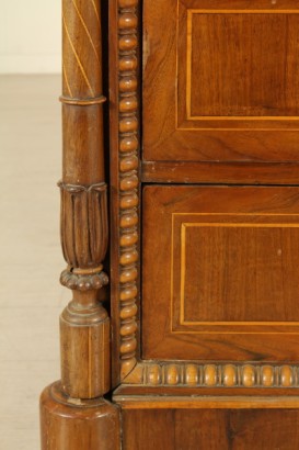 Particular column inlaid Dresser Charles X