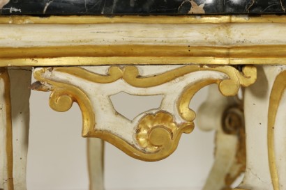 Particular Marche marble console table