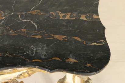 Marche console table marble