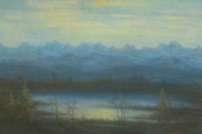 Giacinto Trussardi (1881-1947), Paesaggio, particolare
