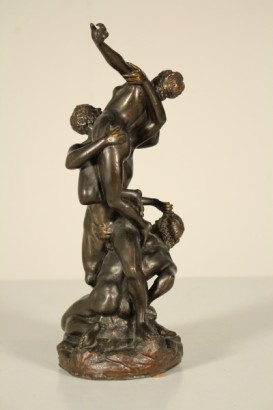 Antiquitäten, Antike, Bronzen, antike Bronze, Bronzeskulptur, Raub der Sabinerinnen in Bronze, # {* $ 0 $ *}, #antiques, #antichità, #bronzi, #bronzoantico, #sculturainbronzo, #madeinItaly