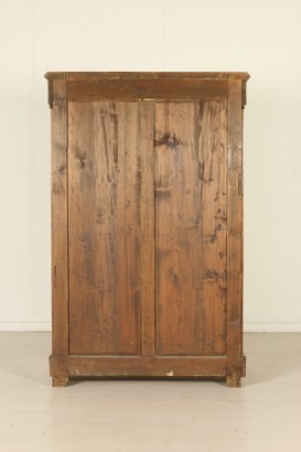 Retro-Schrank Nussbaum Schritt 800