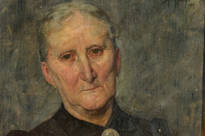 Paul Hoeniger (1865-1924), Porträt von Seniorin (1893)
