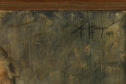 Paul Hoeniger (1865-1924), Porträt von Seniorin (1893)