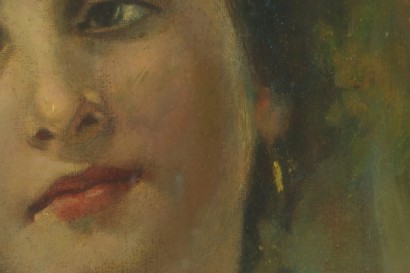 Cesare Tallone (1853-1919), Ritratto femminile