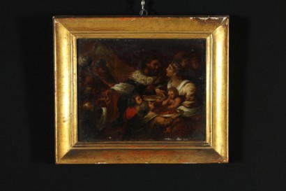 Davide,Betsabea e Salomone infante